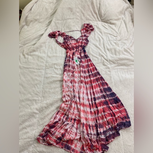 NWT Tieare Hawaii New Moon Tie Dye Maxi Dress - Picture 14 of 15